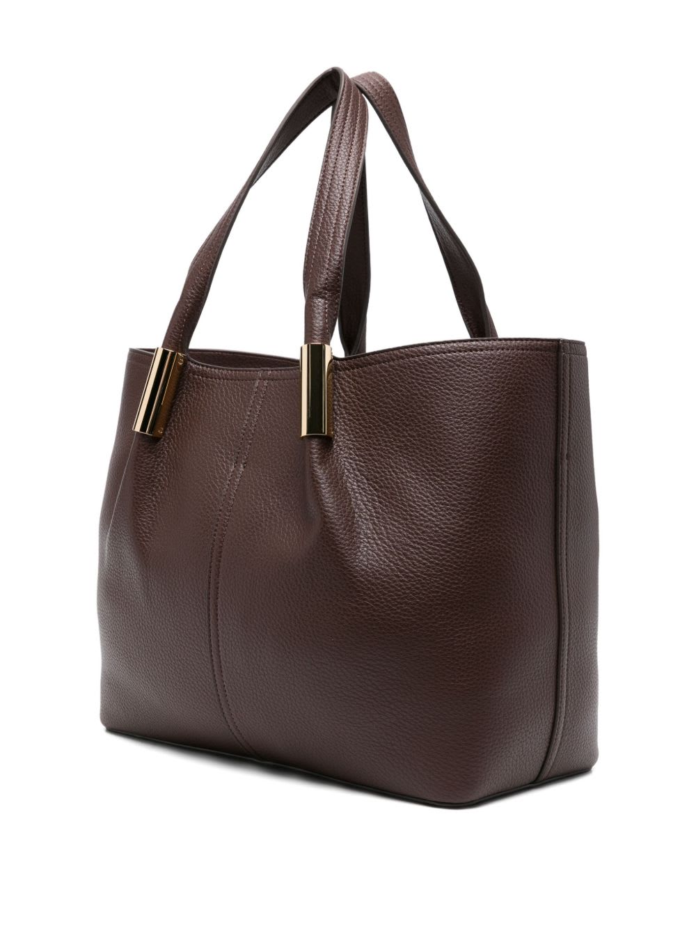 Elisabetta Franchi Shopping Bag In Brown