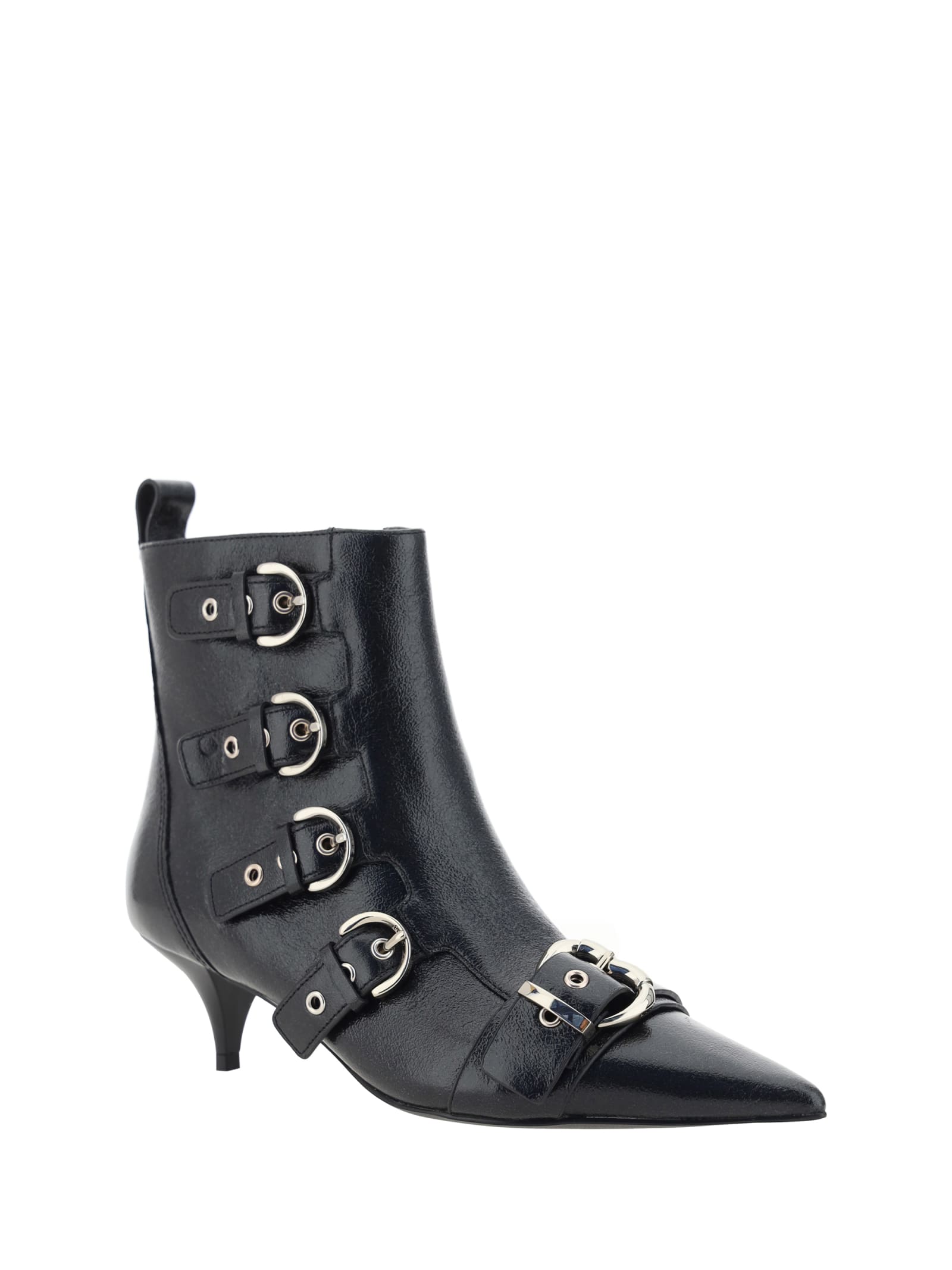 Shop Pinko Ada Ankle Boots In Nero Limousine