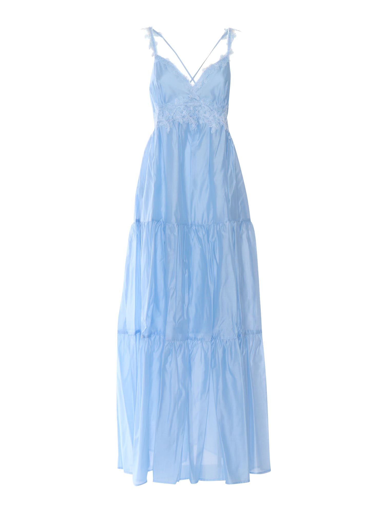 Long Light Blue Dress
