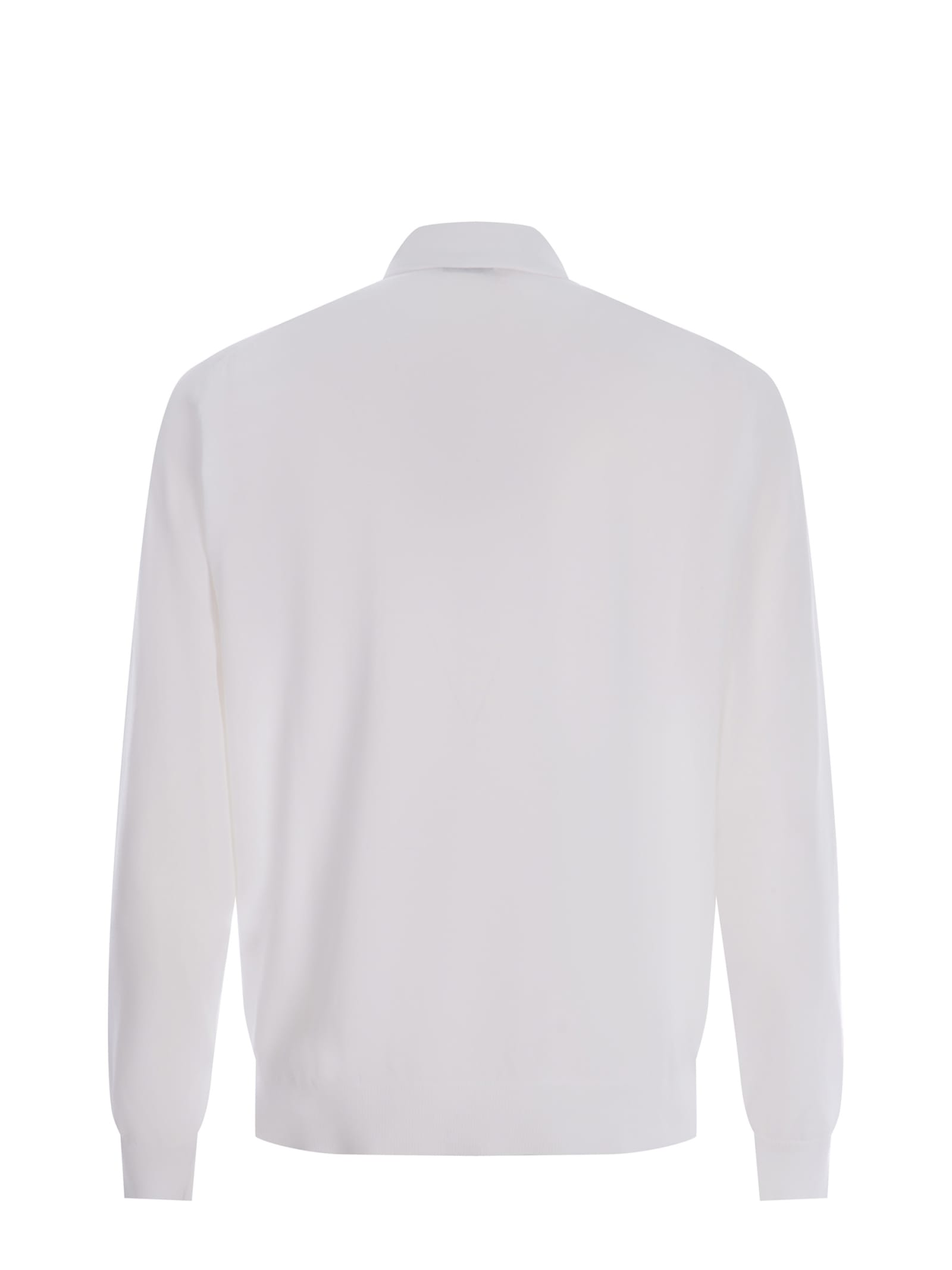 Shop Filippo De Laurentiis Polo Shirt Filippo De Laurentis Made Of Cotton In White