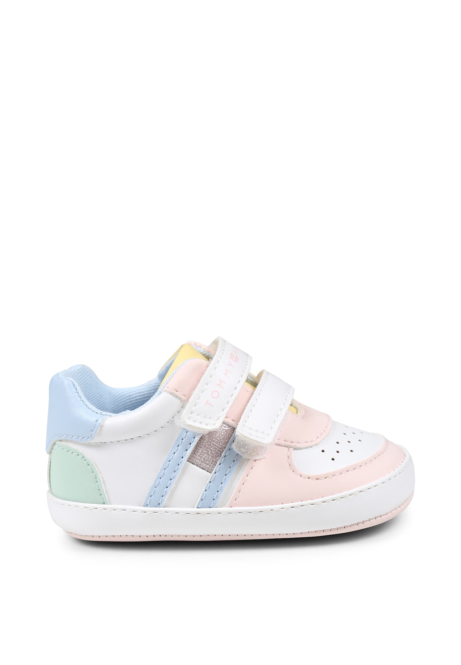 TOMMY HILFIGER MULTICOLOR SNEAKERS FOR BABY GIRL WITH LOGO