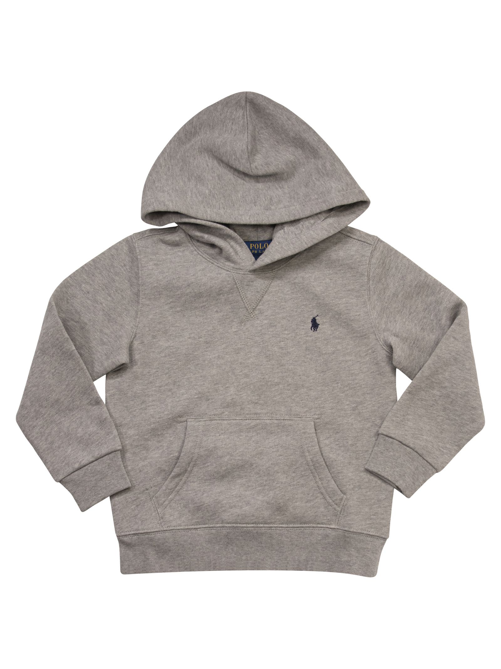 Polo Ralph Lauren Kids' Hooded Sweatshirt In Grey