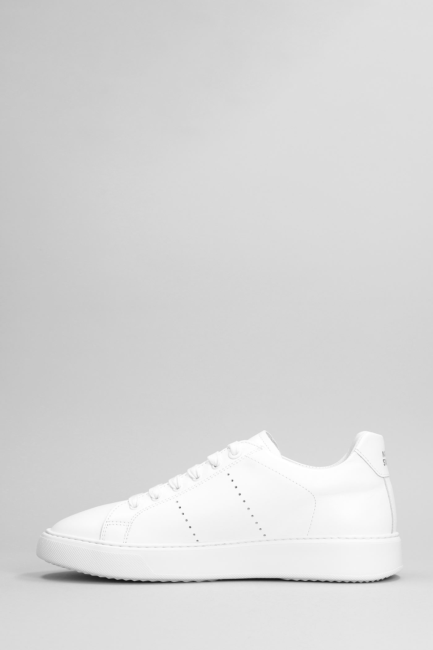 NATIONAL STANDARD EDITION 9 SNEAKERS IN WHITE LEATHER 