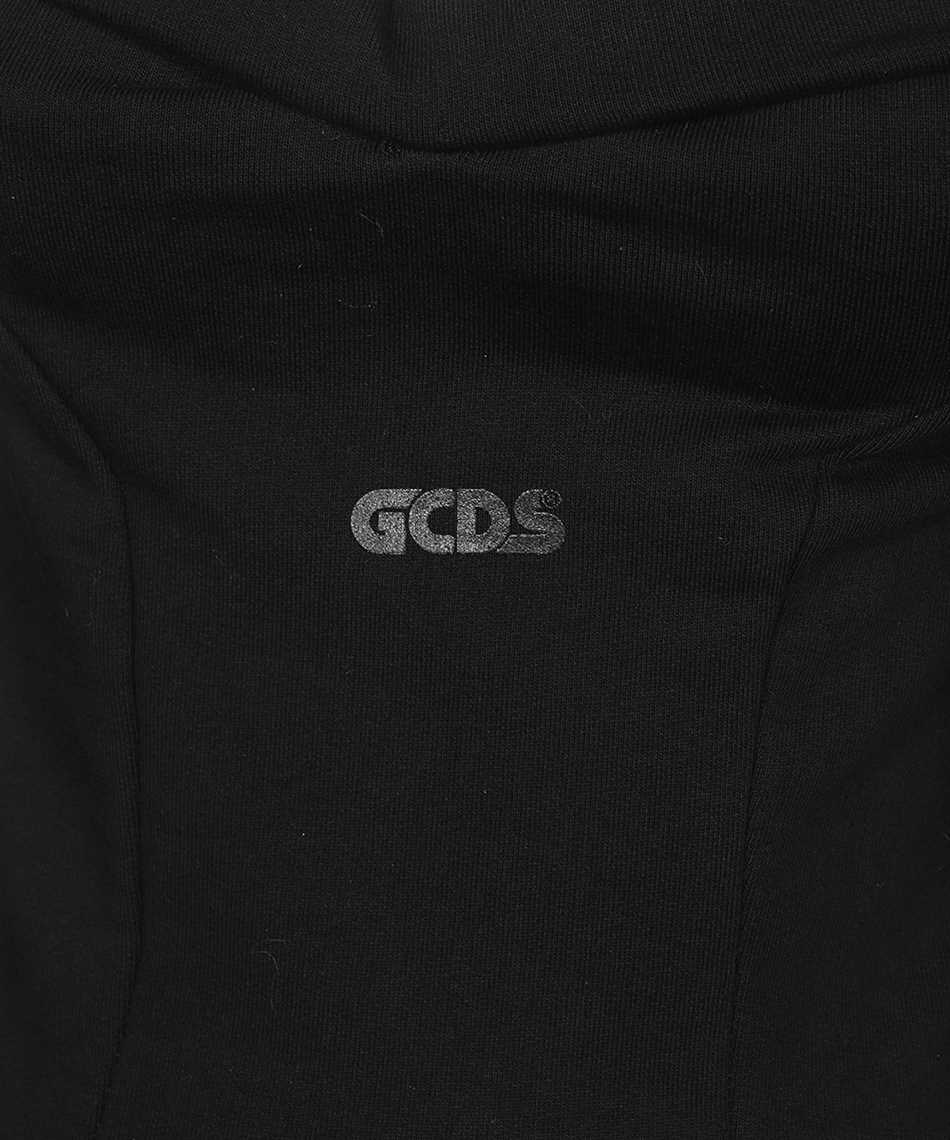 Shop Gcds Cotton Mini-dress In Black