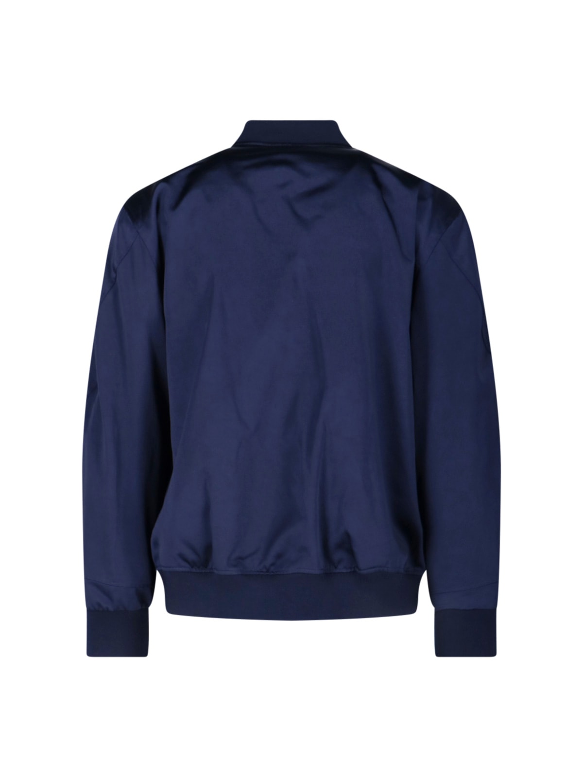 Givenchy Bomber Logo In Blue