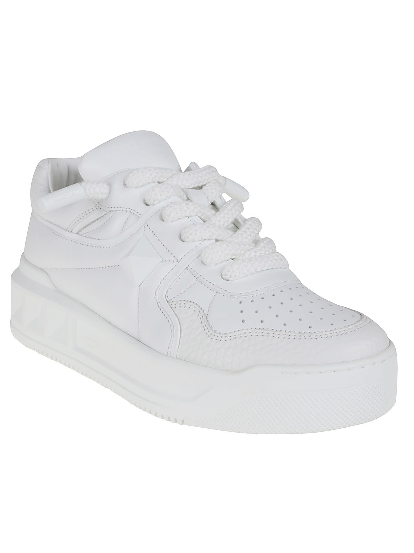 Shop Valentino Sneaker One Stud Xl In Bo Bianco