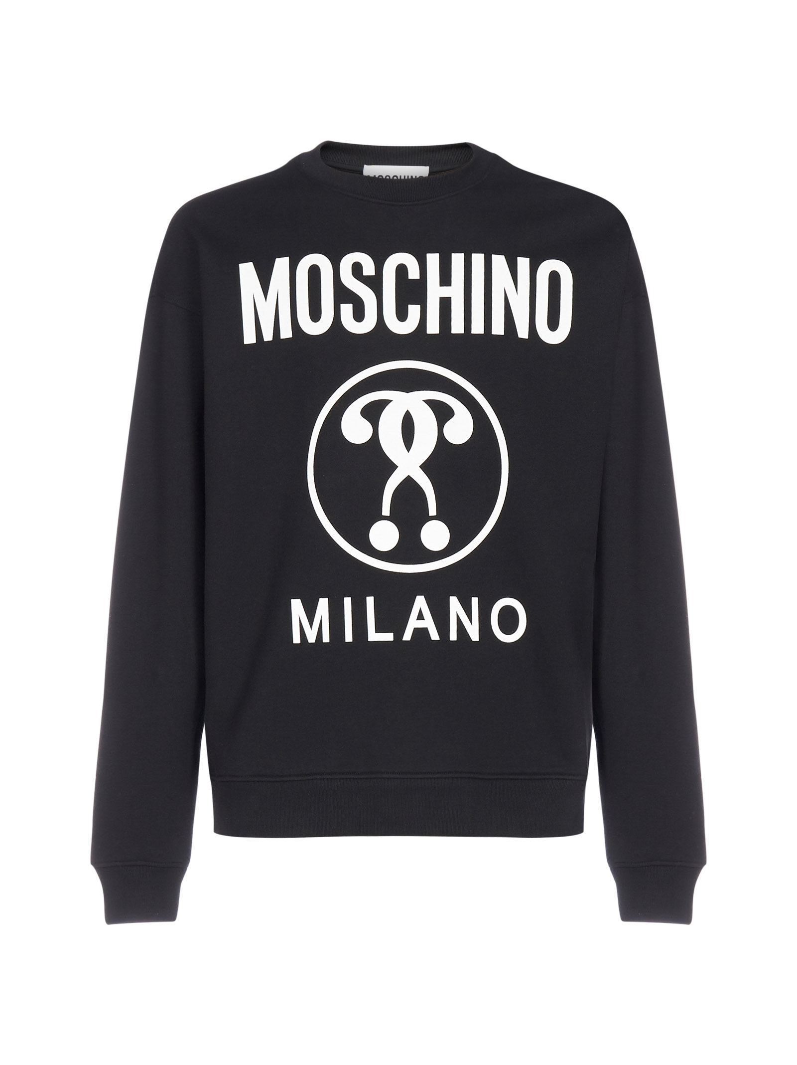 Moschino Logo And Print Cotton Sweatshirt