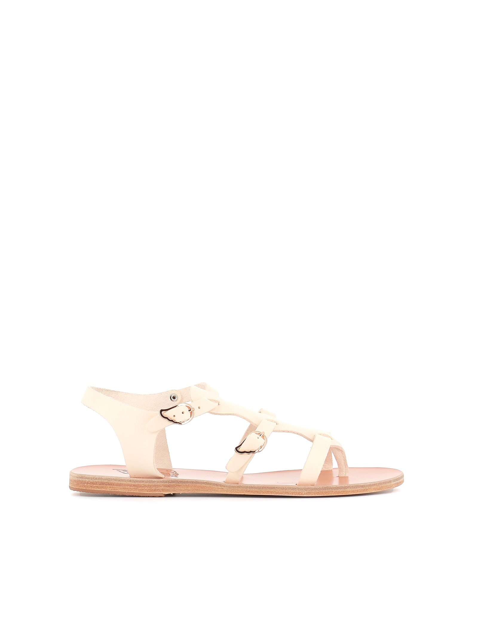 Ancient Greek Sandals Grace Kelly In White