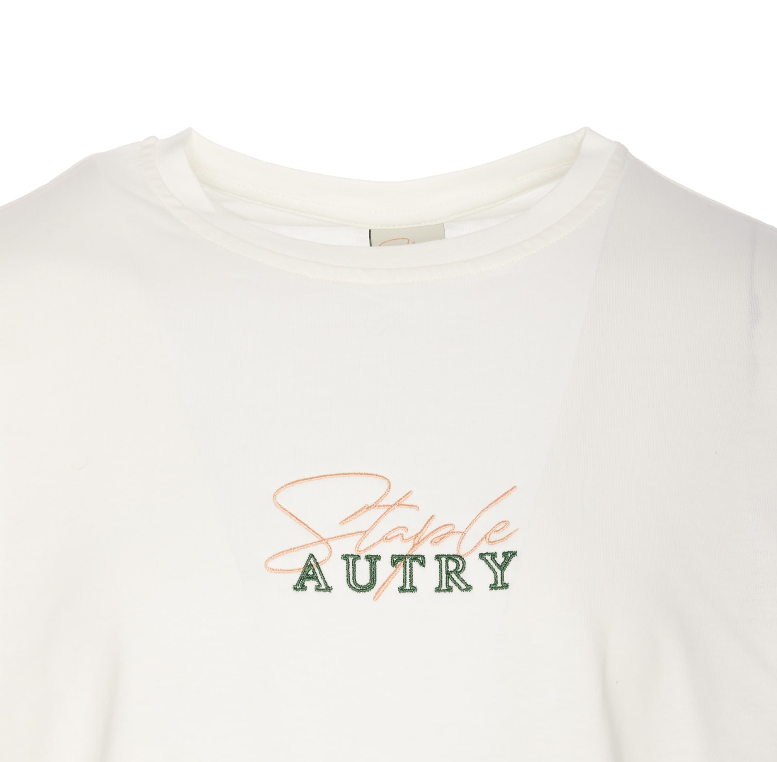 Shop Autry Jeff Staple Crew-neck T-shirt In White