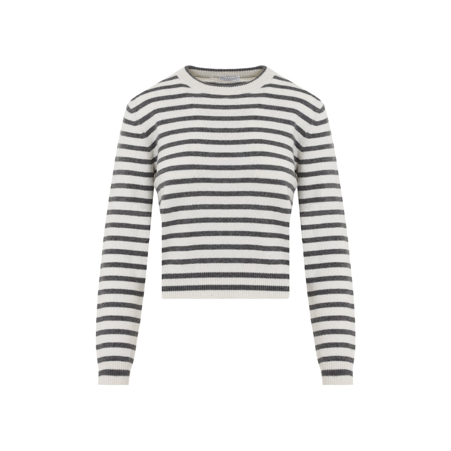 Shop Brunello Cucinelli Stripe Paillettes Sweater In Panama