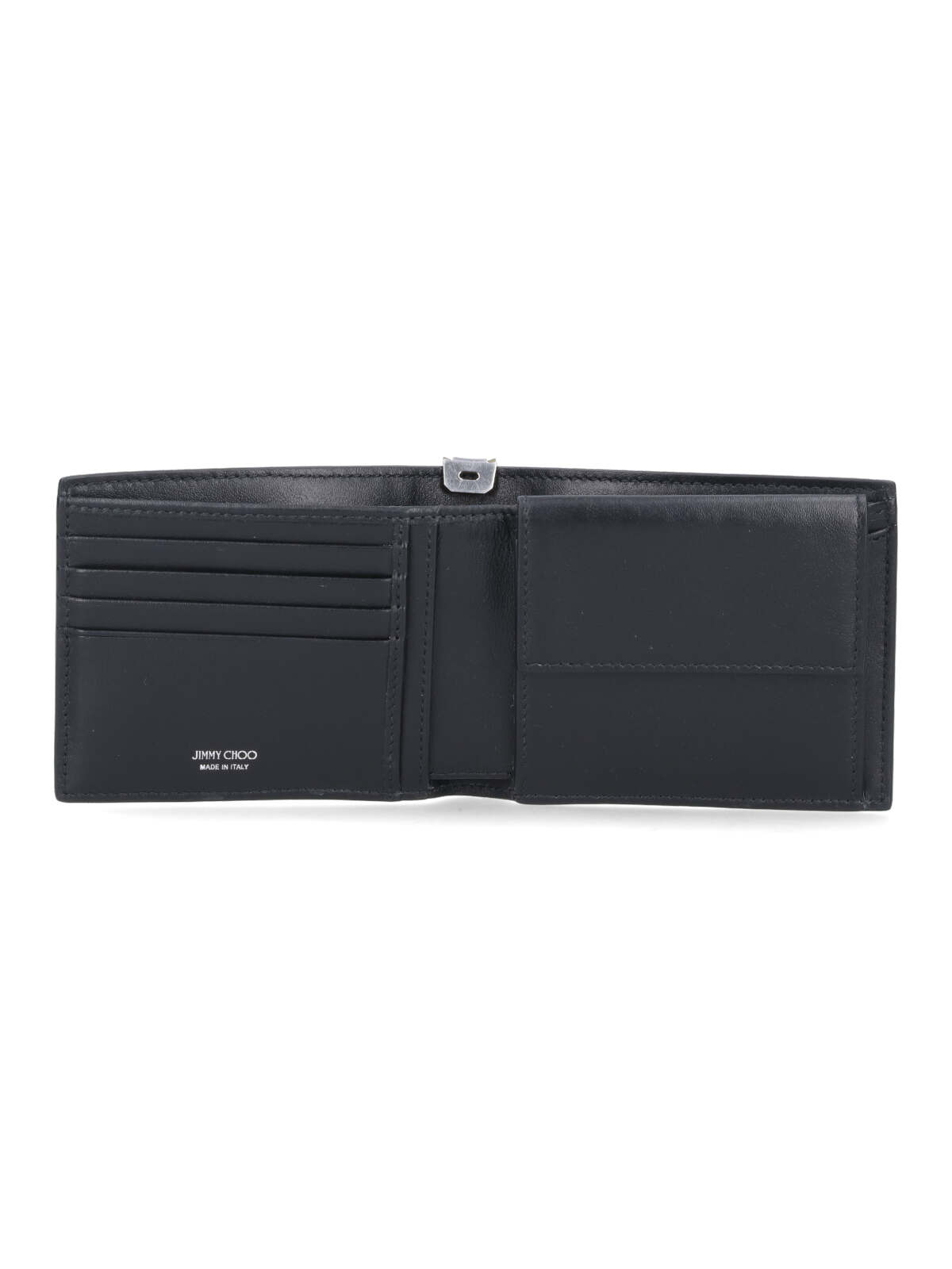 Shop Jimmy Choo Luka Bi-fold Wallet In Black
