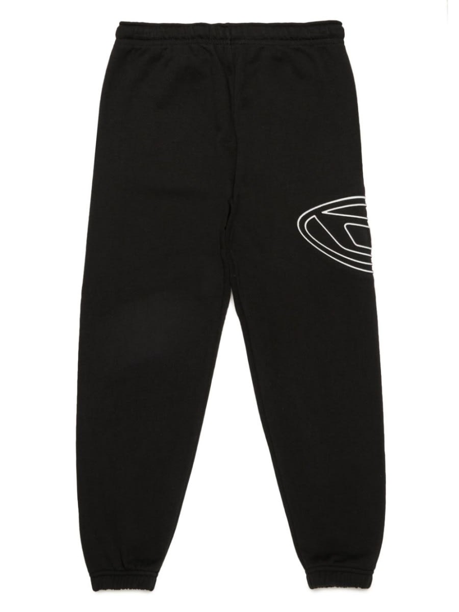Diesel Pantaloni Sportivi Con Stampa In Black