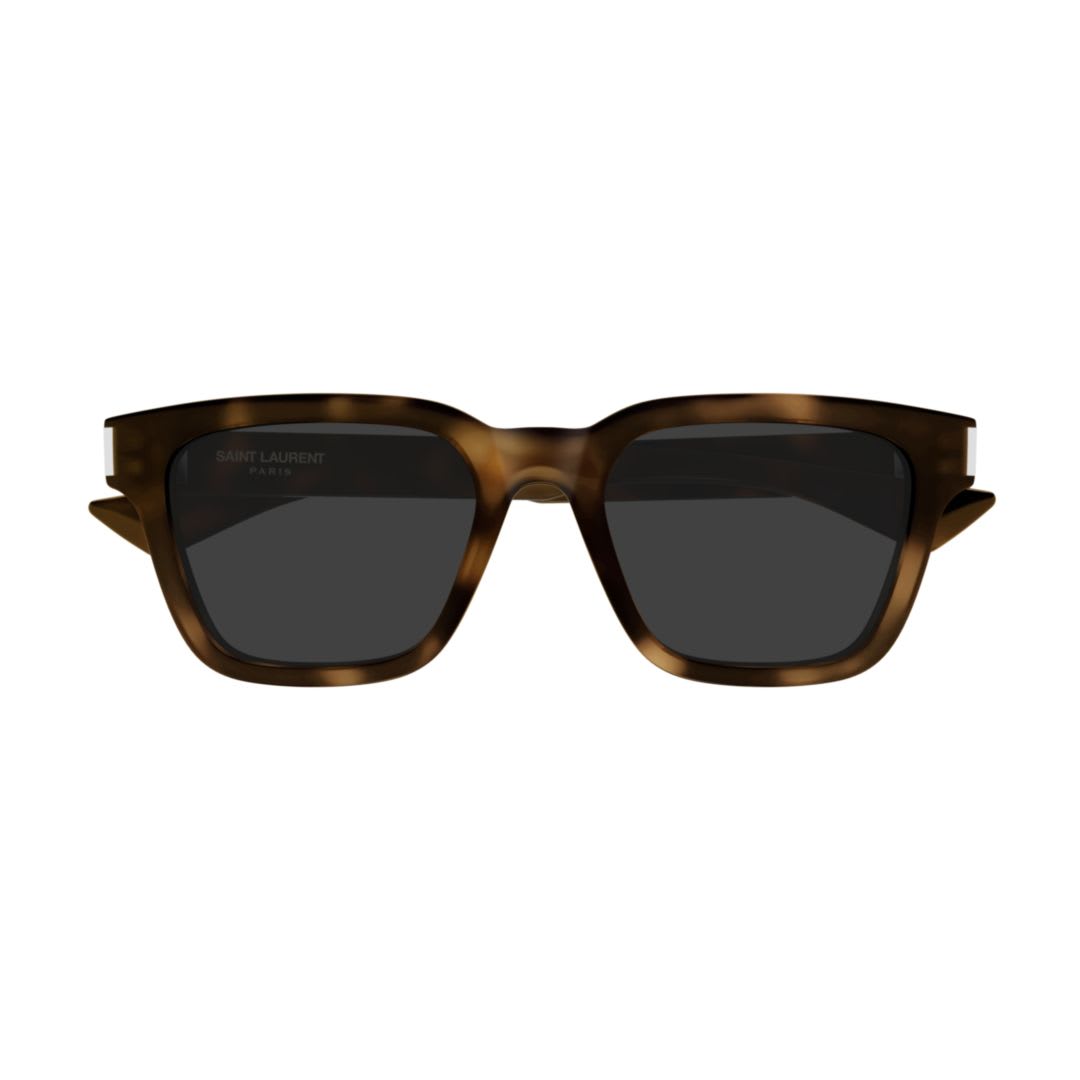 Saint Laurent Sl 790003 Havana Crystal Grey In Brown