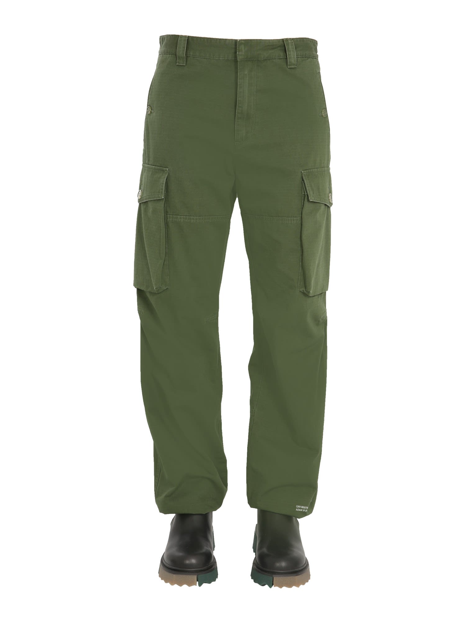 OFF-WHITE COTTON CARGO PANTS,OMCF025 S21FAB0015701