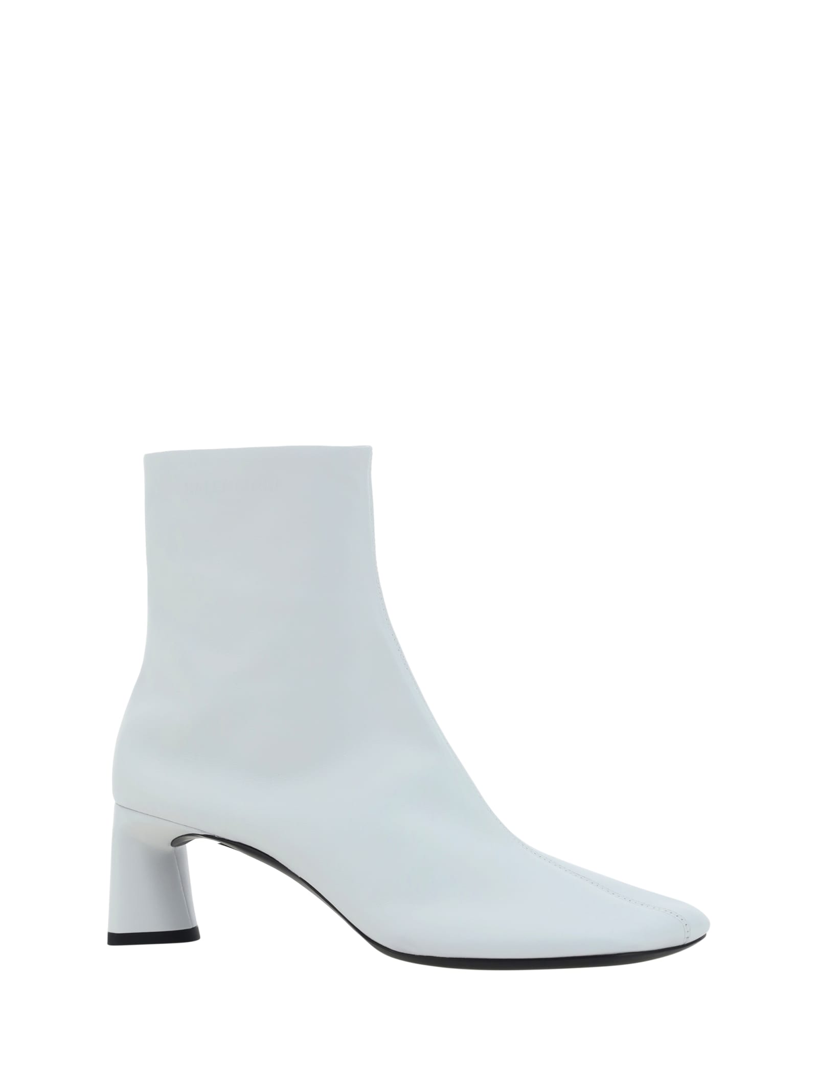 Shop Balenciaga Dutyfree Ankle Boots In White