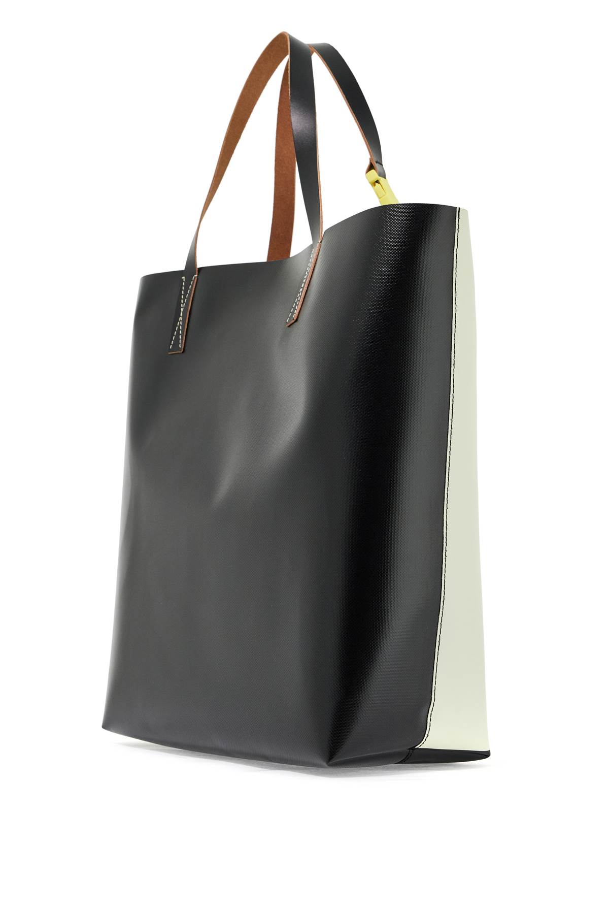 Shop Marni Tribeca N/s T In Shell/black (black)