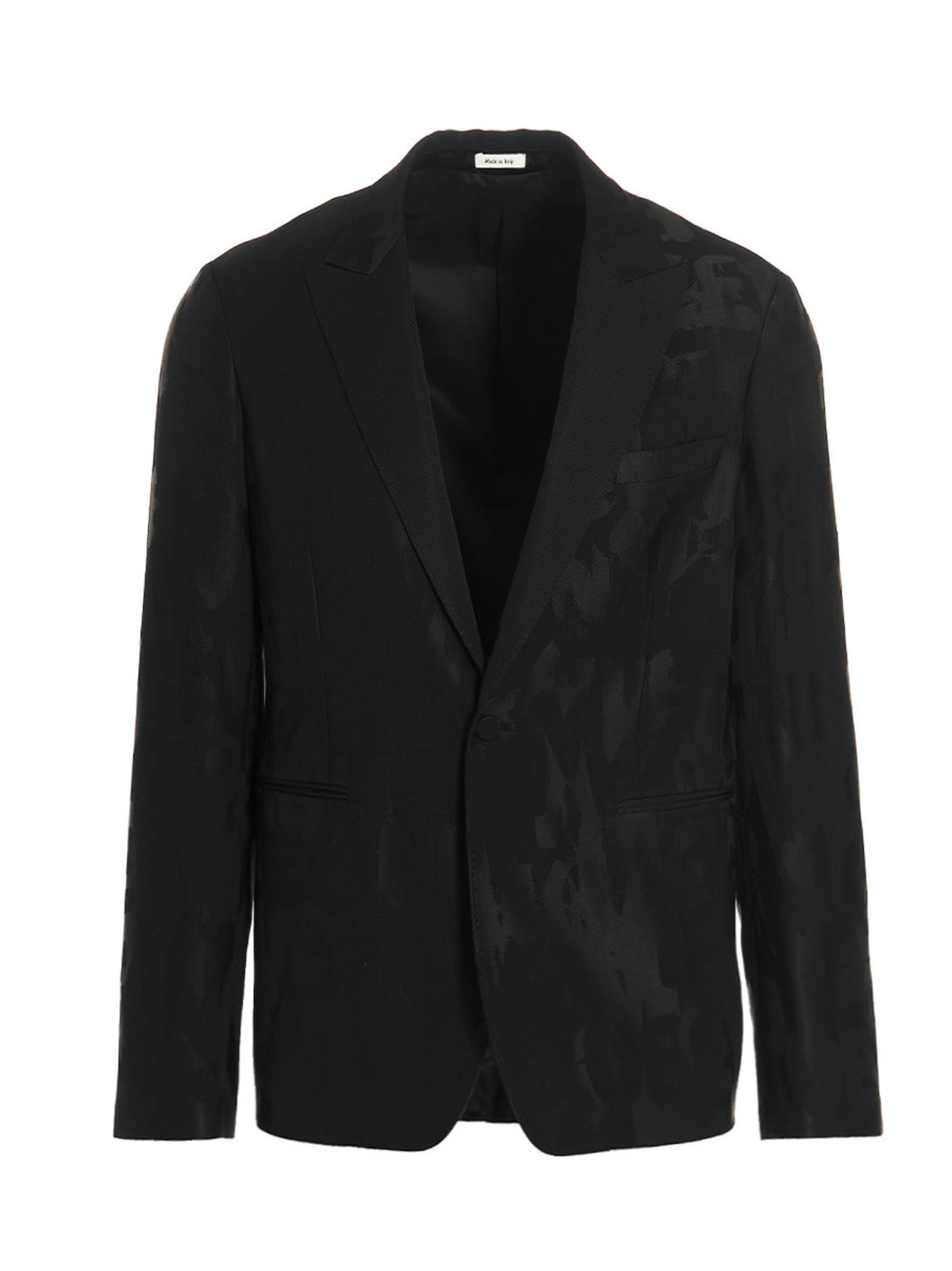 Alexander McQueen Jacquard Logo Blazer Jacket
