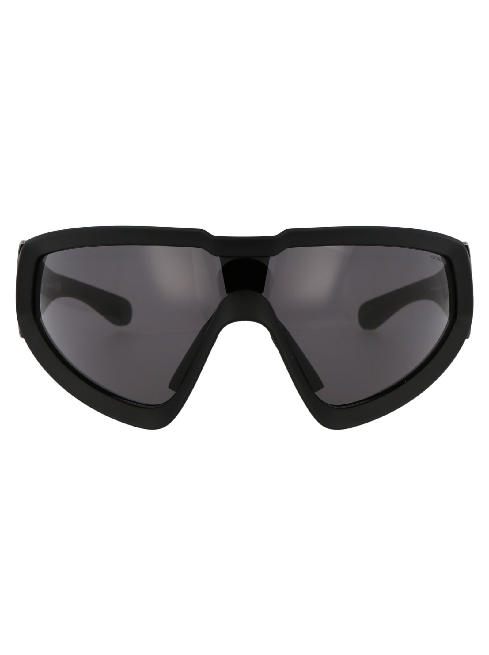 Shop Moncler Ml0249 Sunglasses In 02a Matte Black