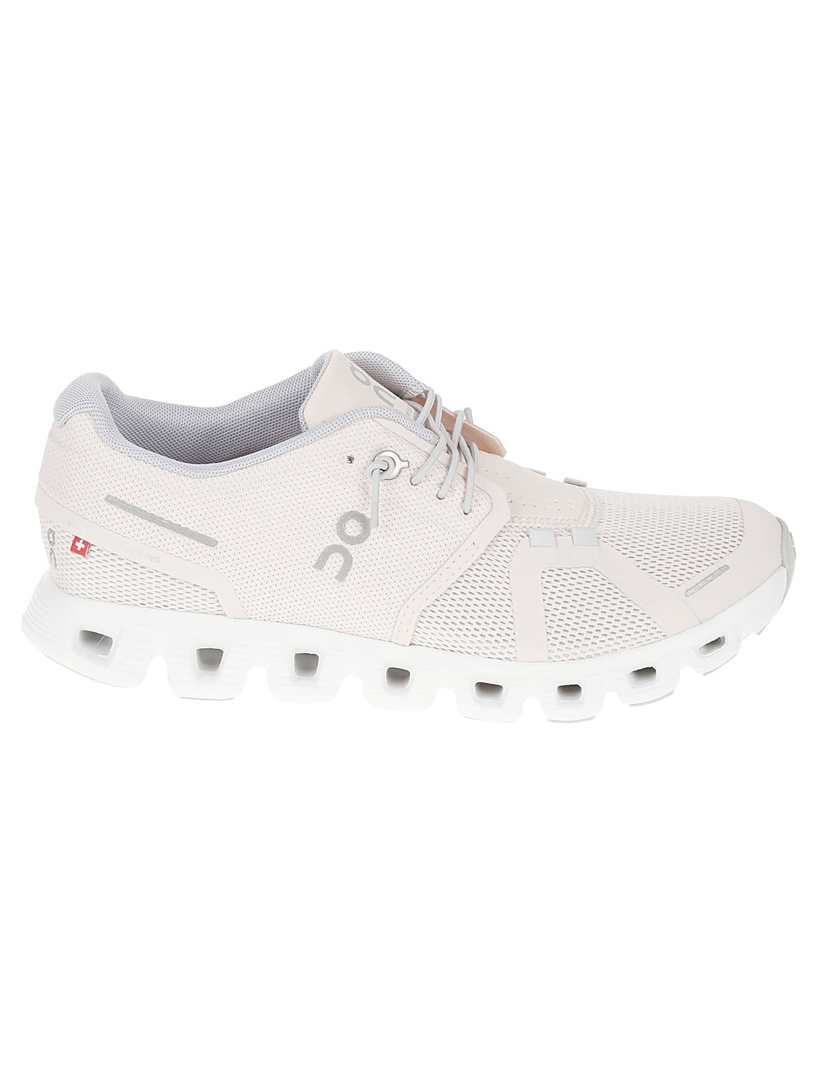 Shop On Logo Side Classic Sneakers In Pink/white