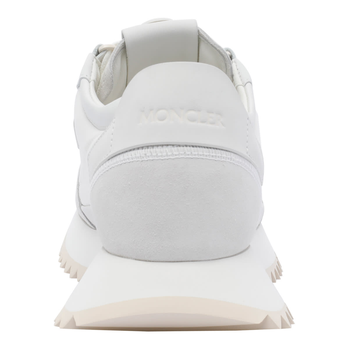 Moncler Sneakers Pacey2 En Daim Et Nubuck In White