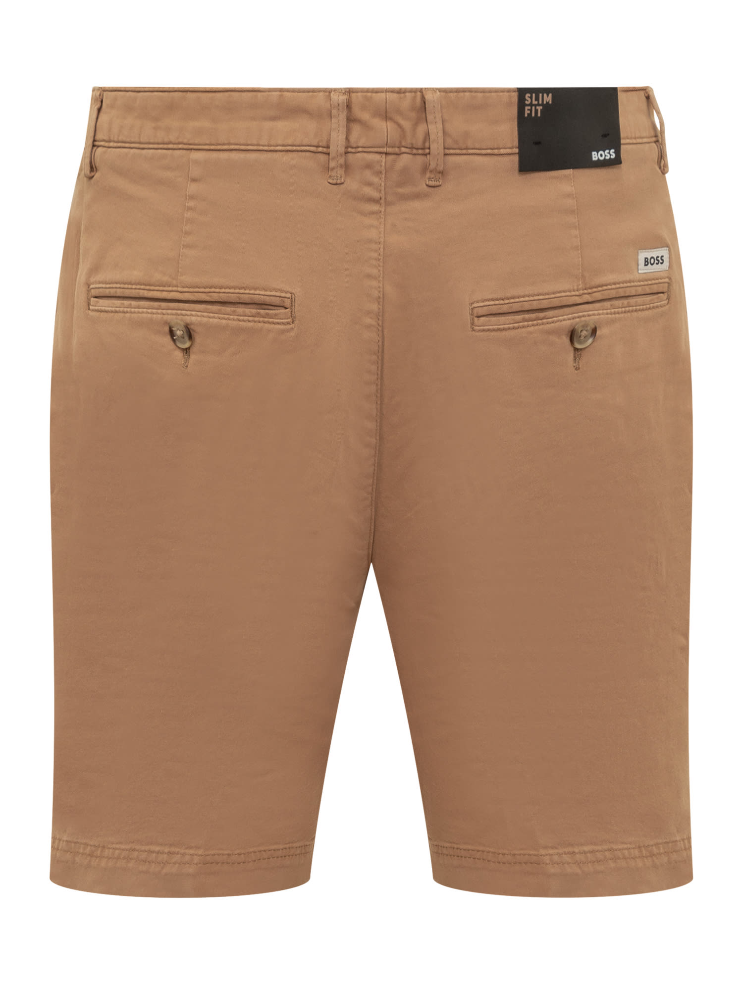 Shop Hugo Boss Shorts In Medium Beige