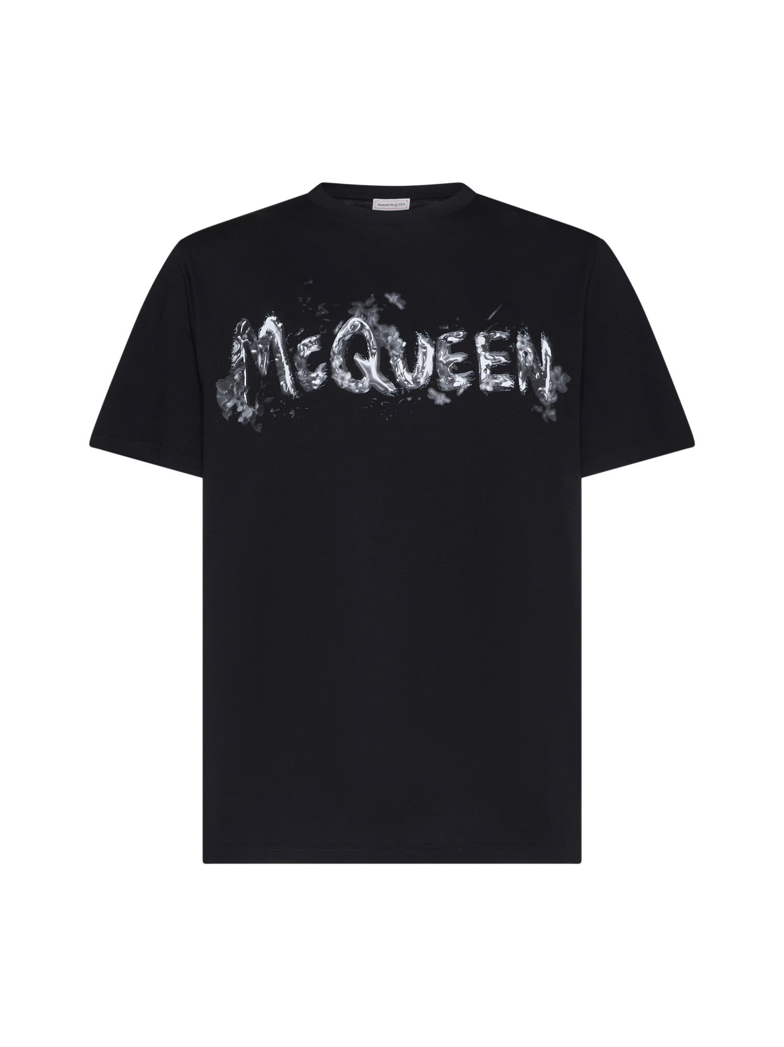 Shop Alexander Mcqueen T-shirt In Black/grey