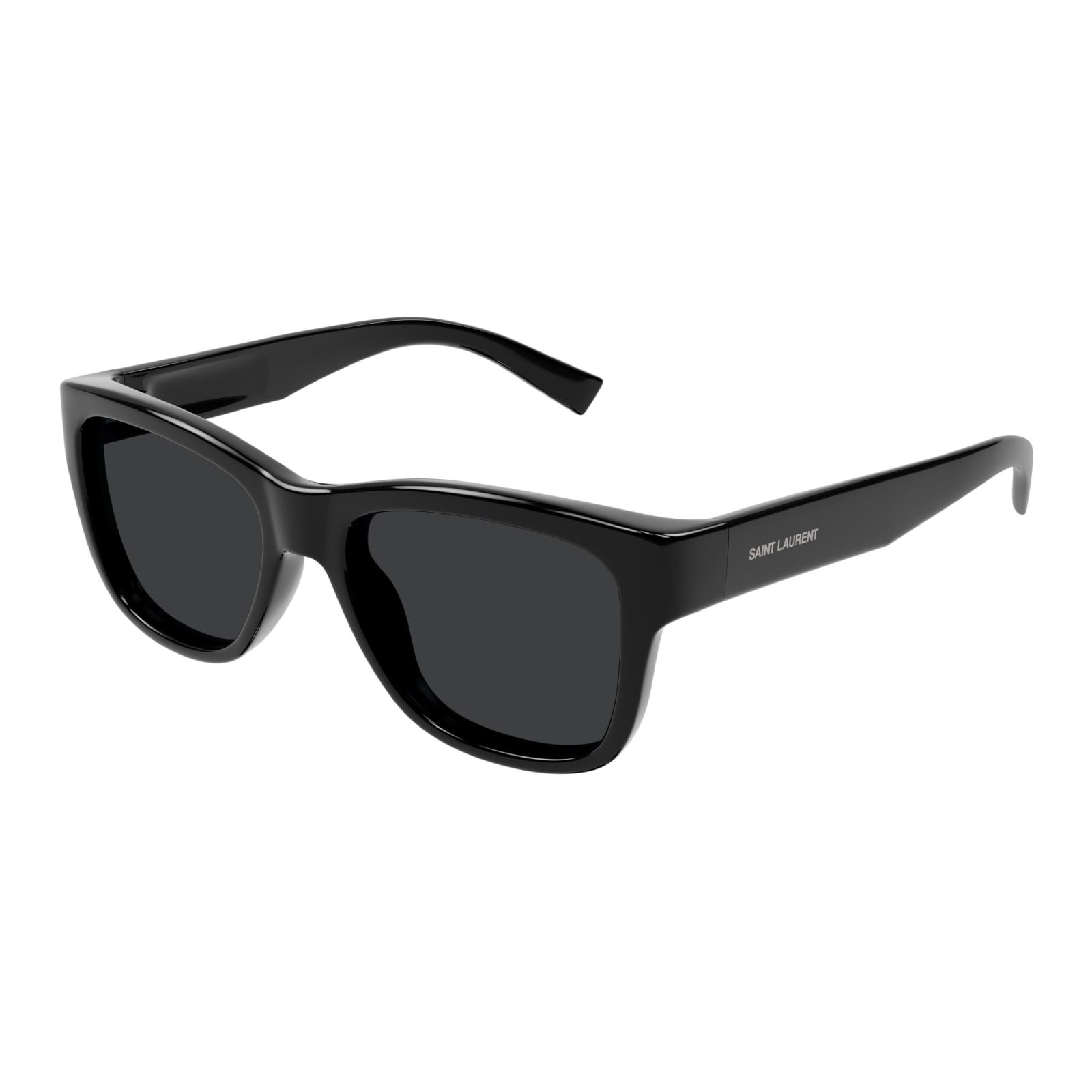 Shop Saint Laurent Sunglasses In Nero/nero