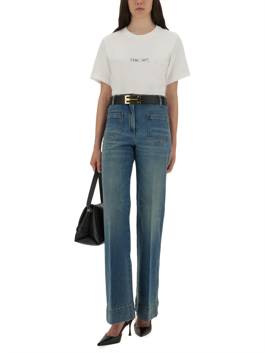 Victoria Beckham Long In Blue