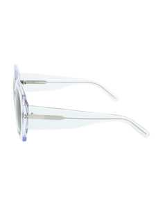 Shop Courrèges Cl1907 Sunglasses In Crystal Crystal Brown