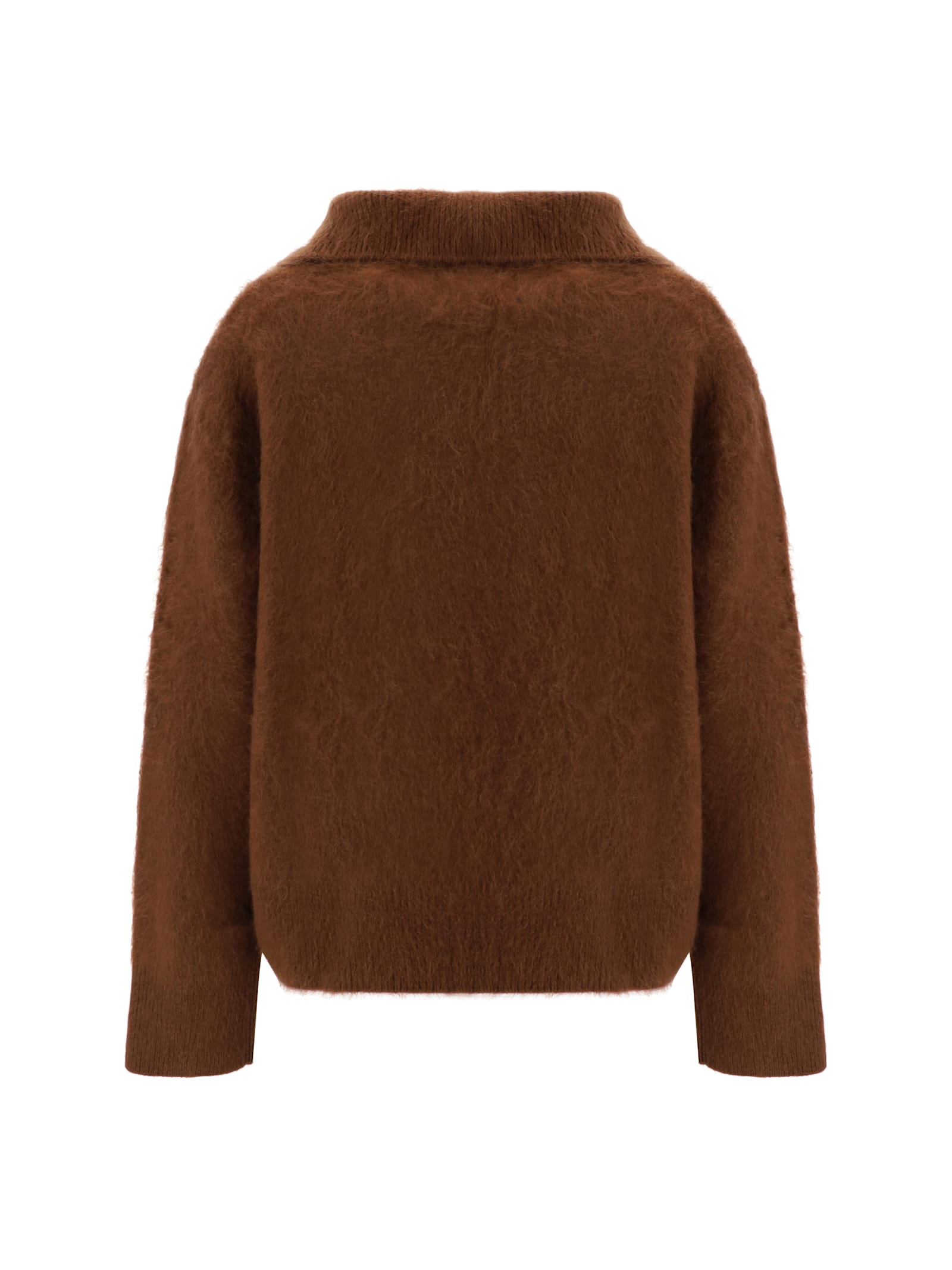 Shop Lisa Yang Kerry Sweater In Tamarind Brushed