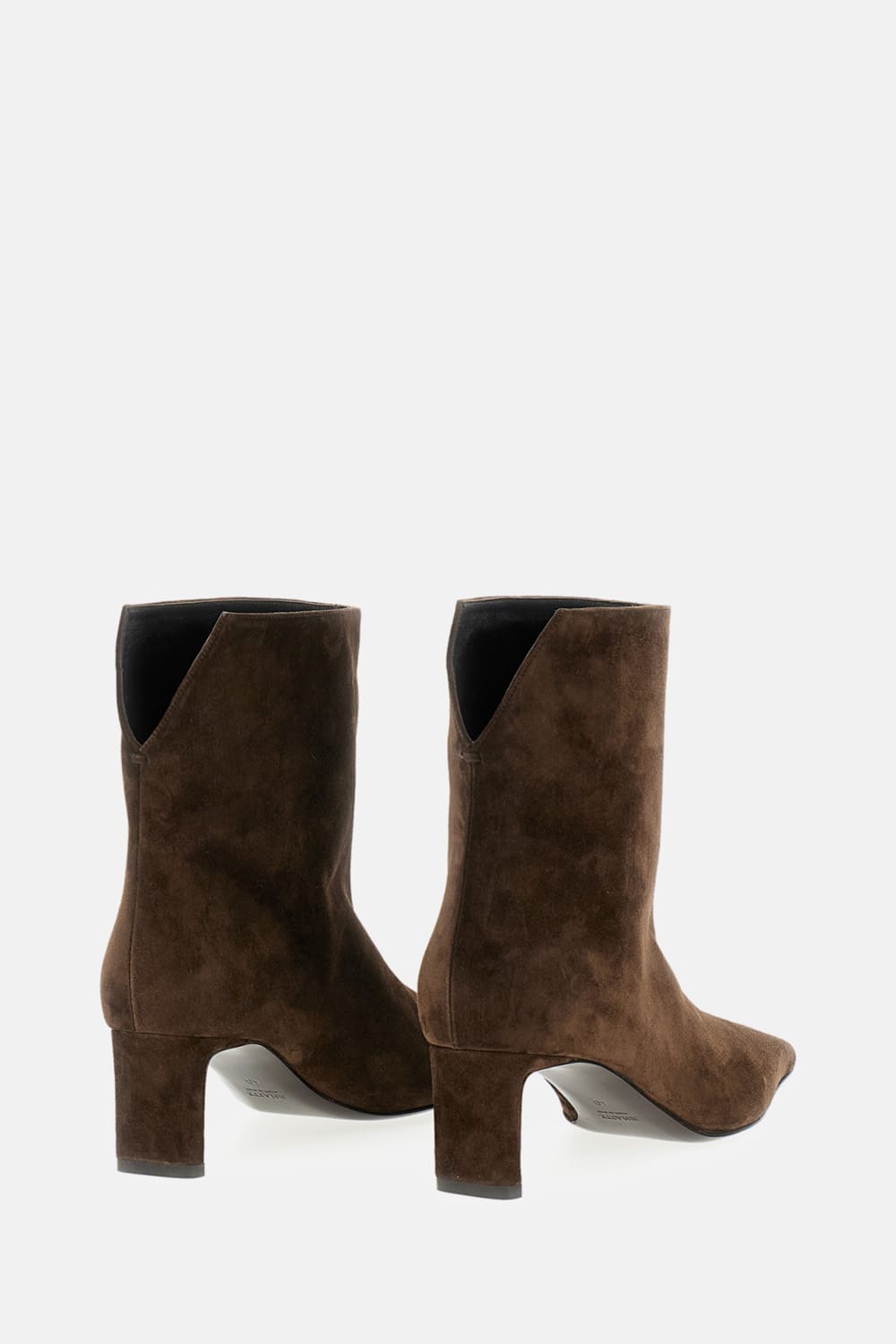 Khaite Ona 55 Ankle Boots In Brown