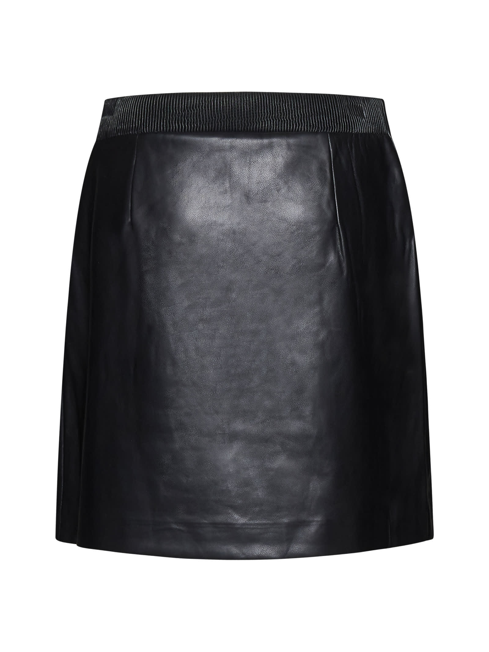 Shop Dkny Skirt In Black