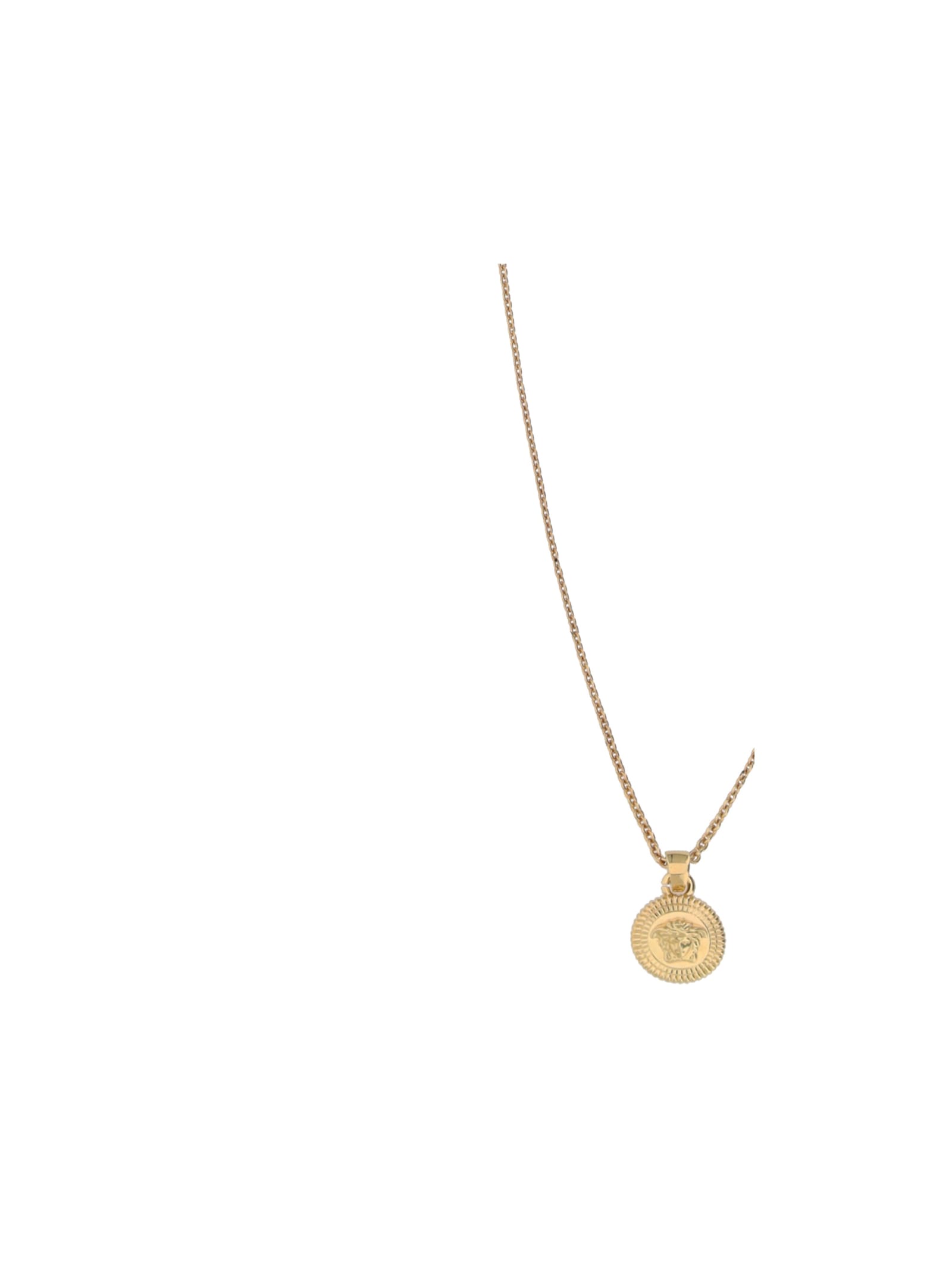 Shop Versace Necklace In  Gold