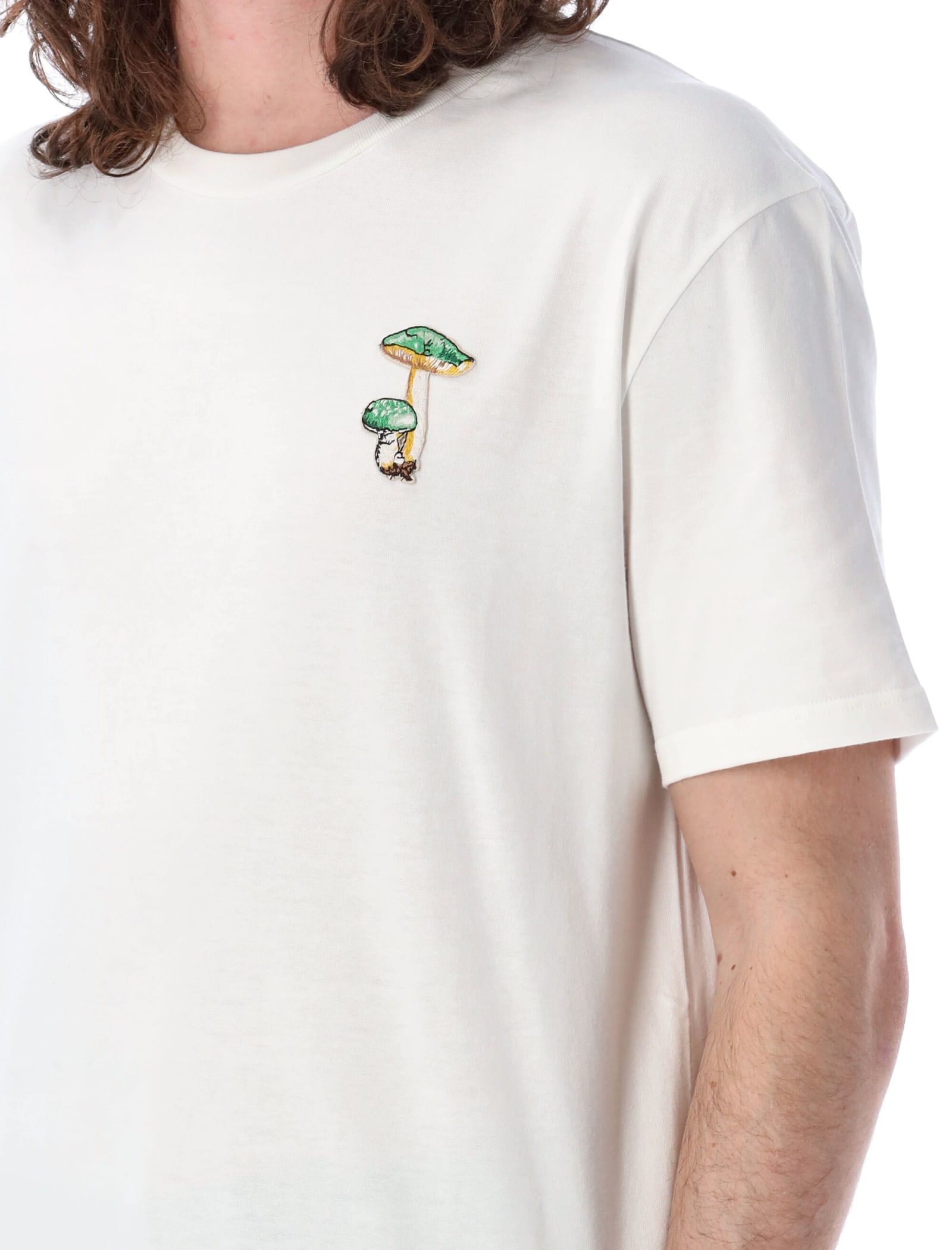 Shop Jil Sander Mushroom T-shirt In Porcelain