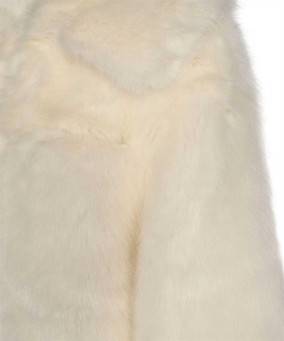 Shop Dsquared2 Faux Fur Coat In White