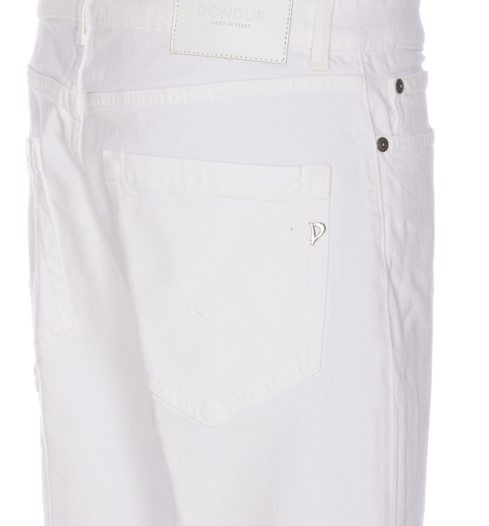 Shop Dondup Koons Gioiello Jeans In White