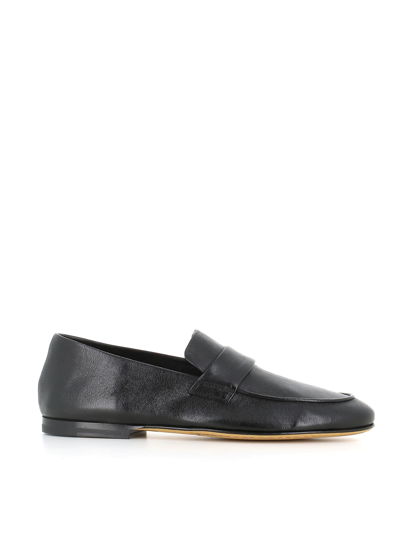 Officine Creative Airto 1 Leather Loafers In Black