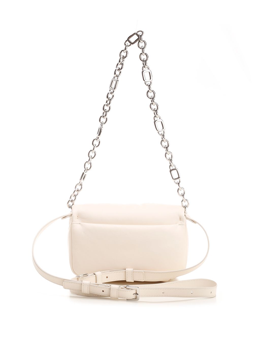 Roger Vivier Viv Choc Shoulder Bag In Neutral