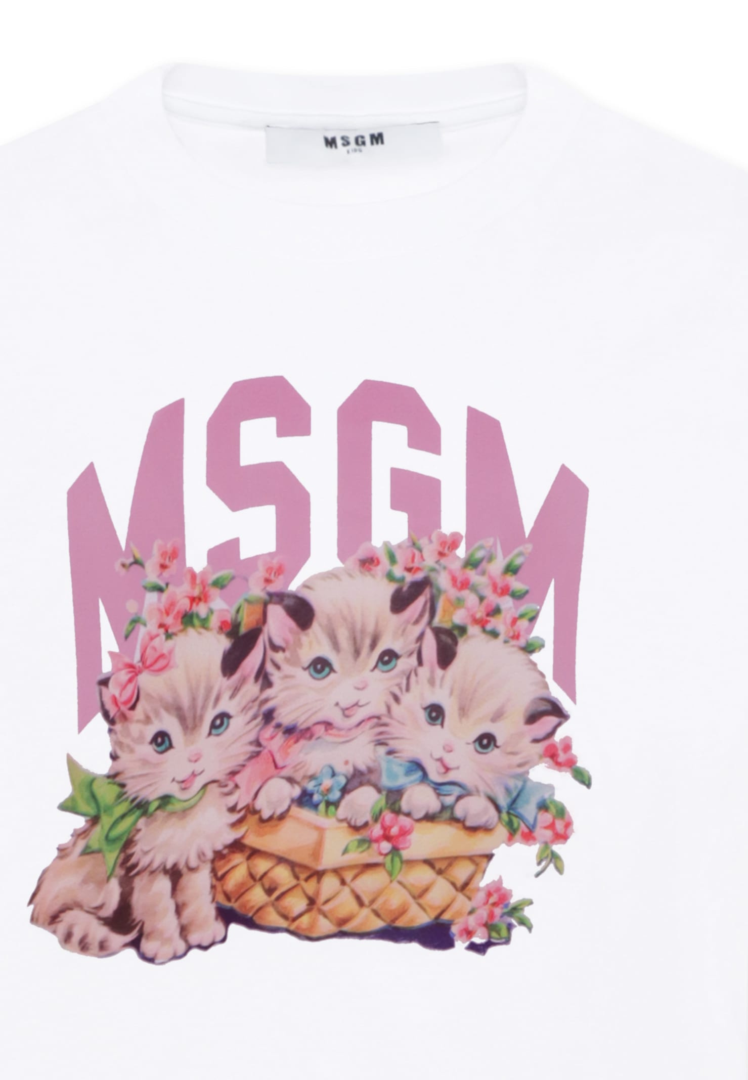 Msgm T-shirt  Kids Kids Color White In White