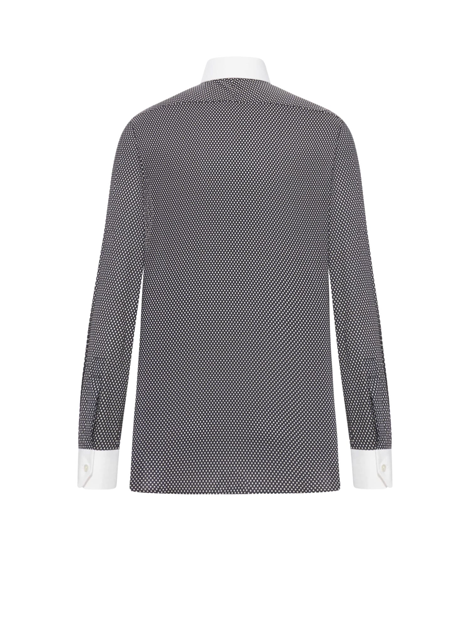 Tom Ford Cotton Printed Diamond Classic Fit Shirt Clothing In Multi