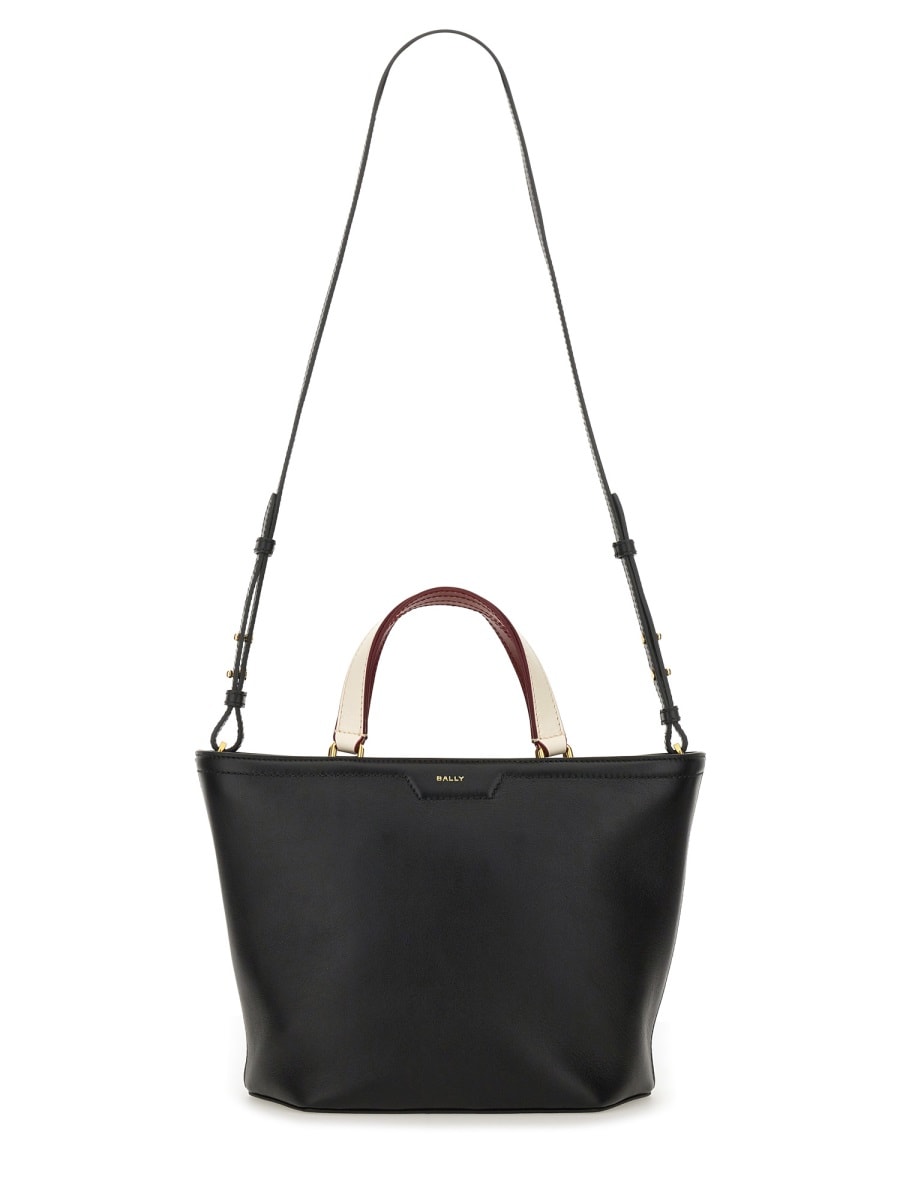 Shop Bally Bag With Shoulder Strap In Black