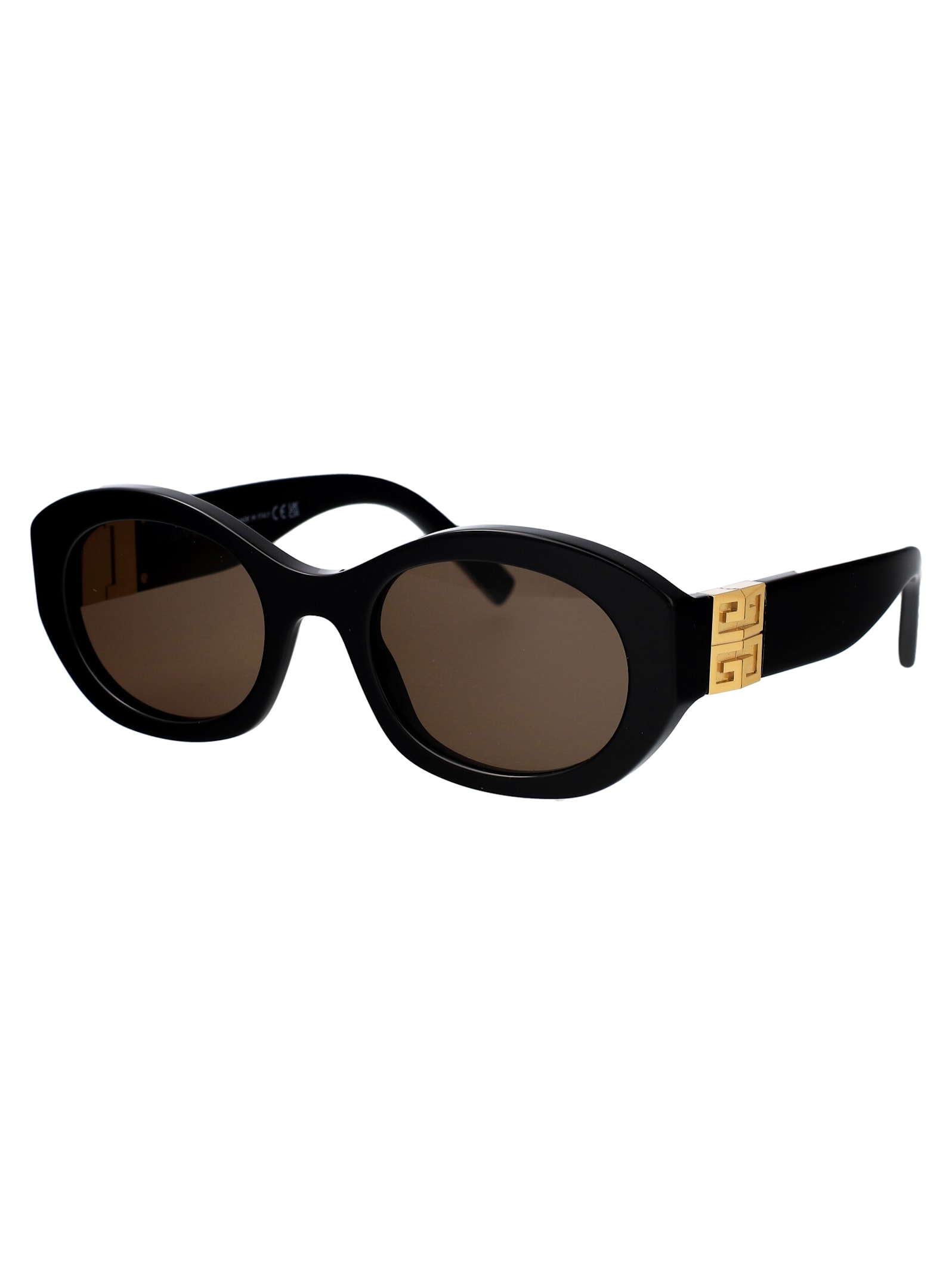 Shop Givenchy 4g Sunglasses In Black