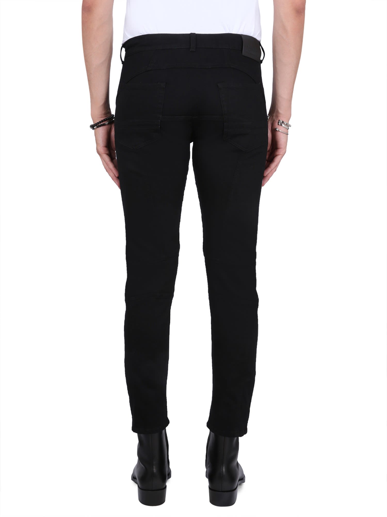 Alexander Mcqueen Trousers Denim Five Pockets In Black