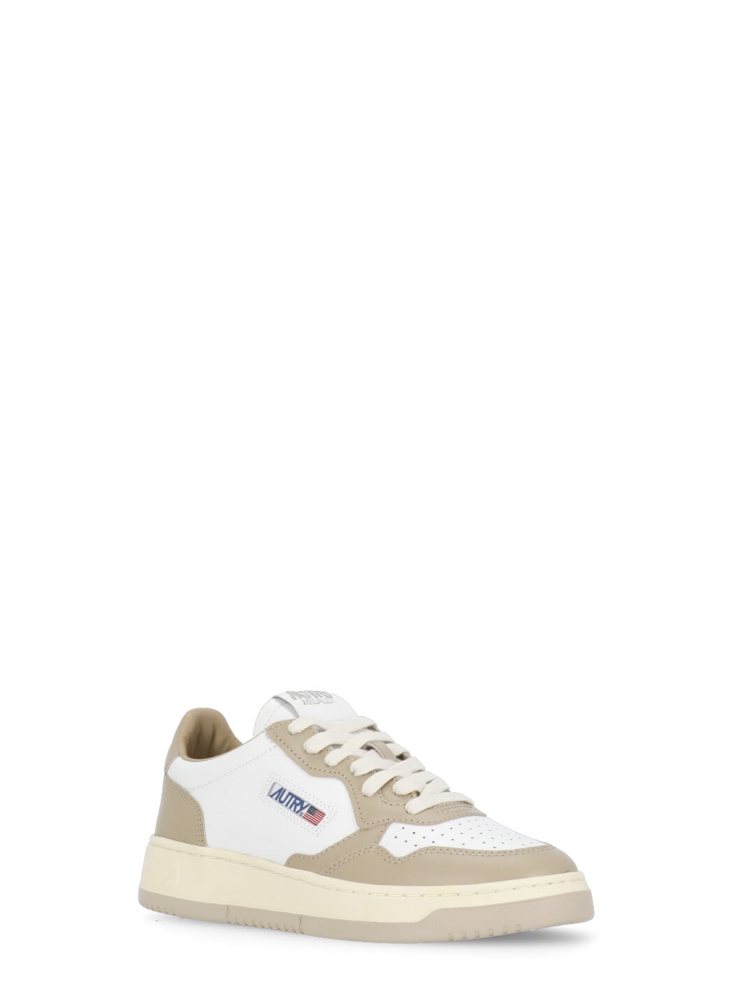 Shop Autry Sneakers Medalist Low In Beige