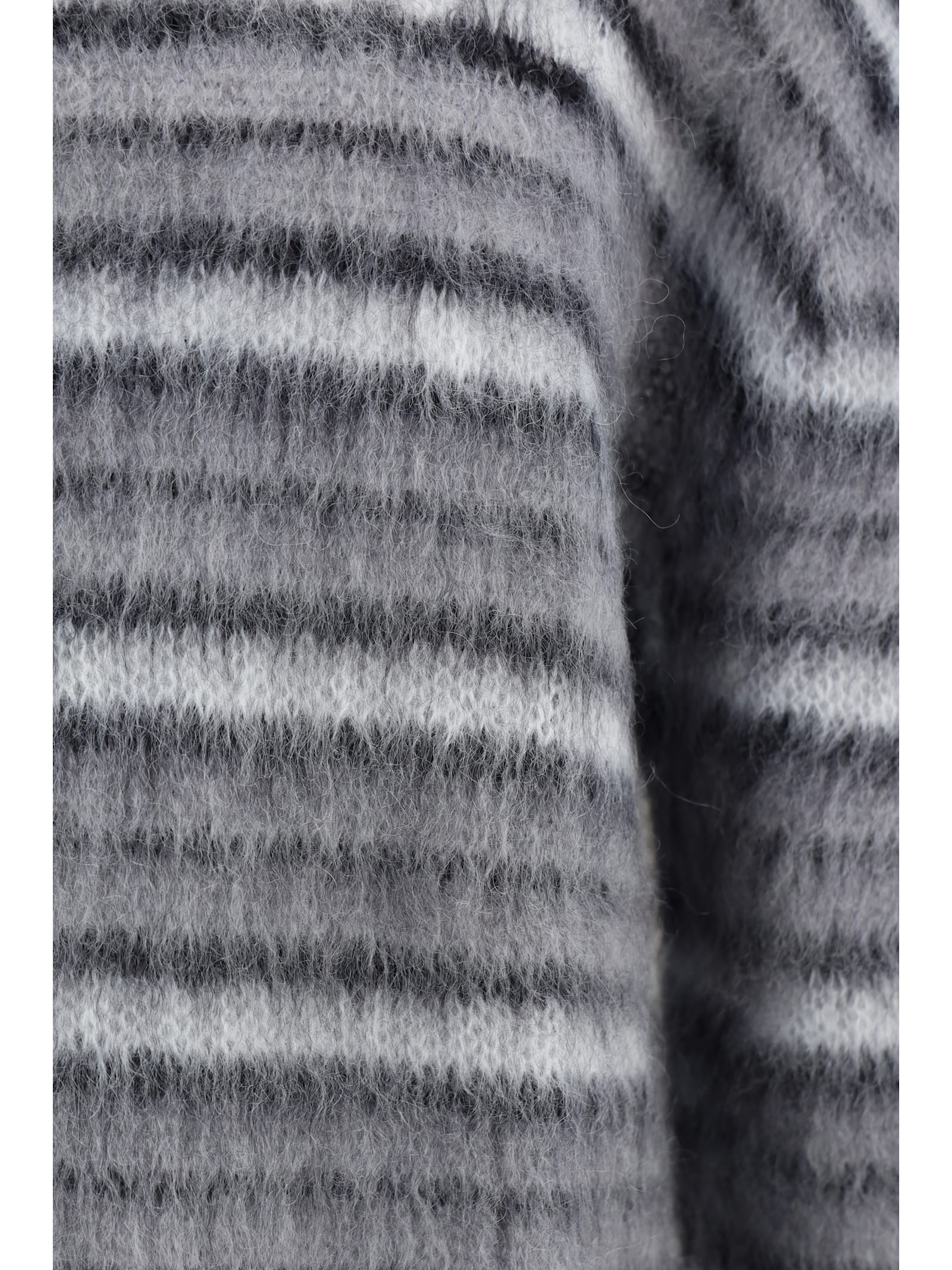 Shop Marni Sweater In Antique Silver