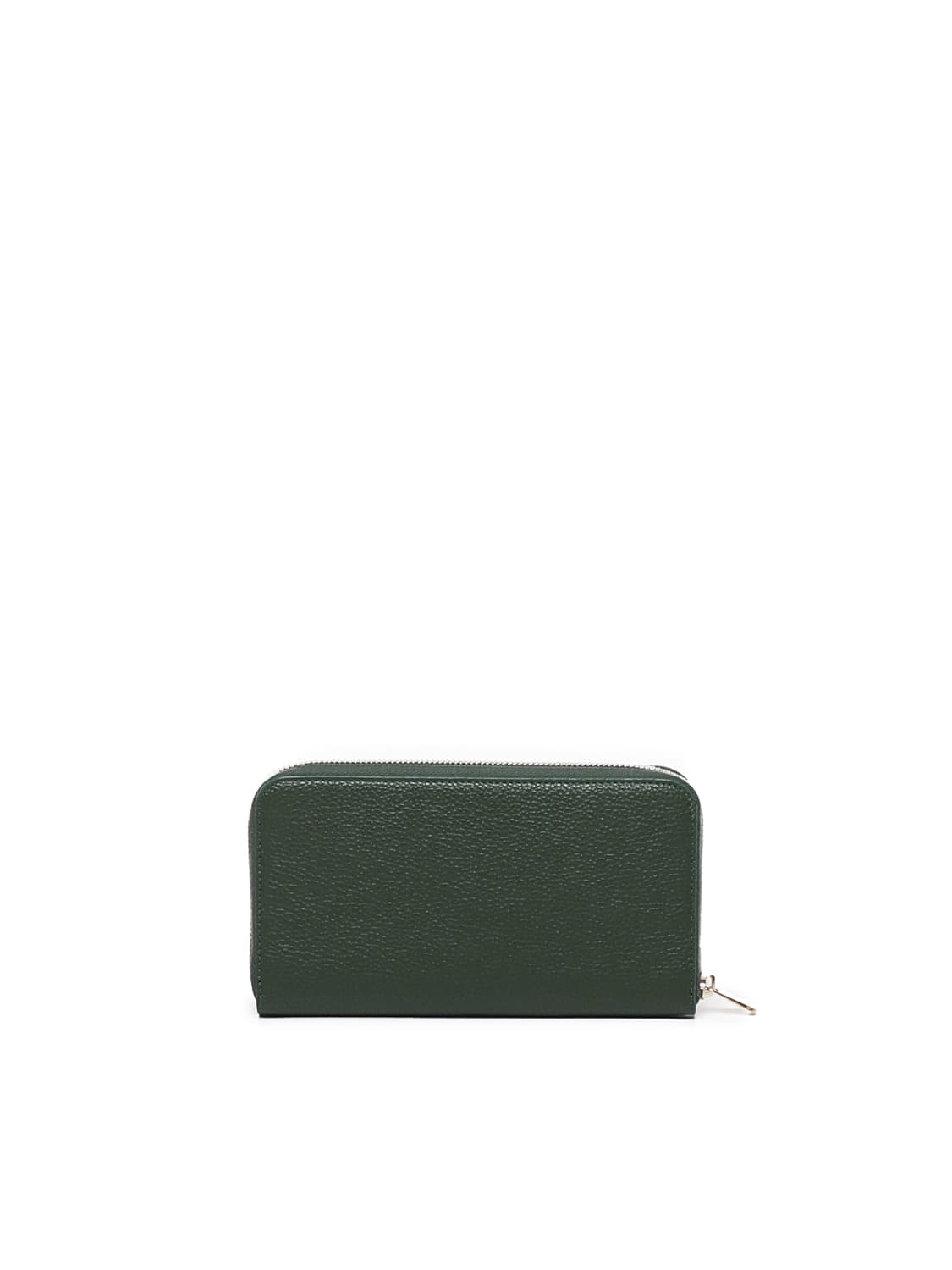 Shop Ferragamo Continental Calfskin Wallet In Green