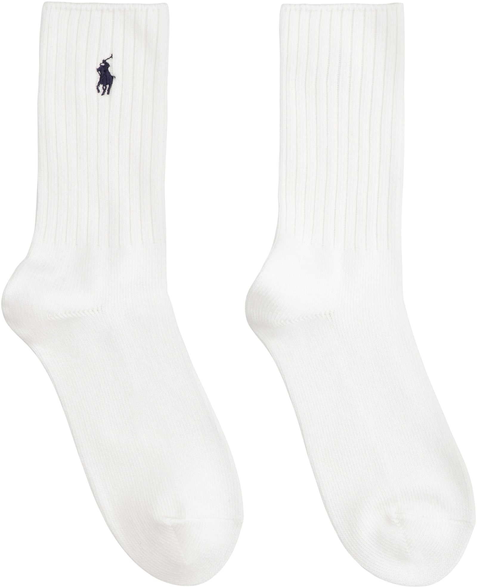 Polo Ralph Lauren Cotton Socks With Logo In White