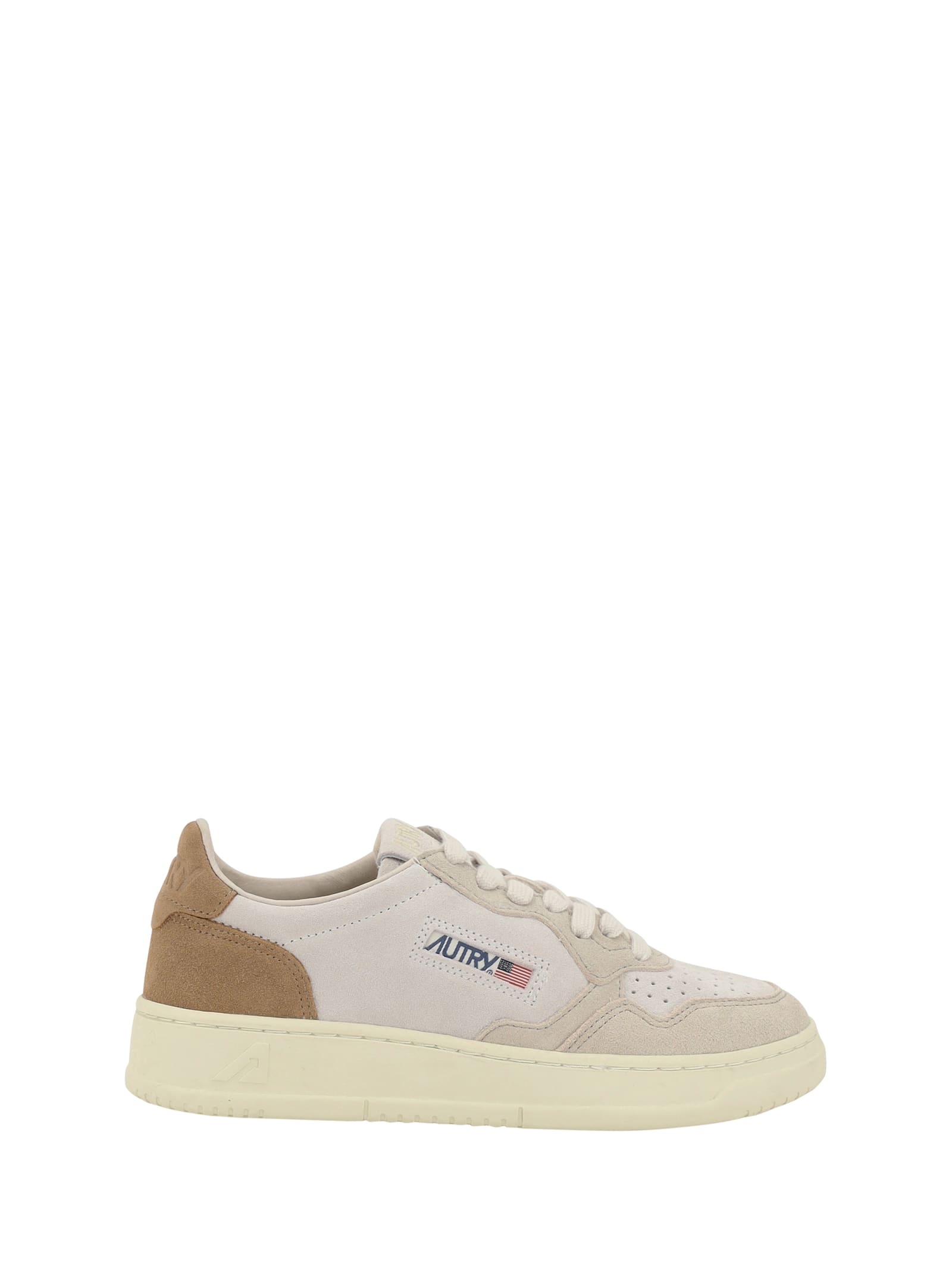 Autry Medalist Low Tric Suede Snd Cigar Sneakers In Multi