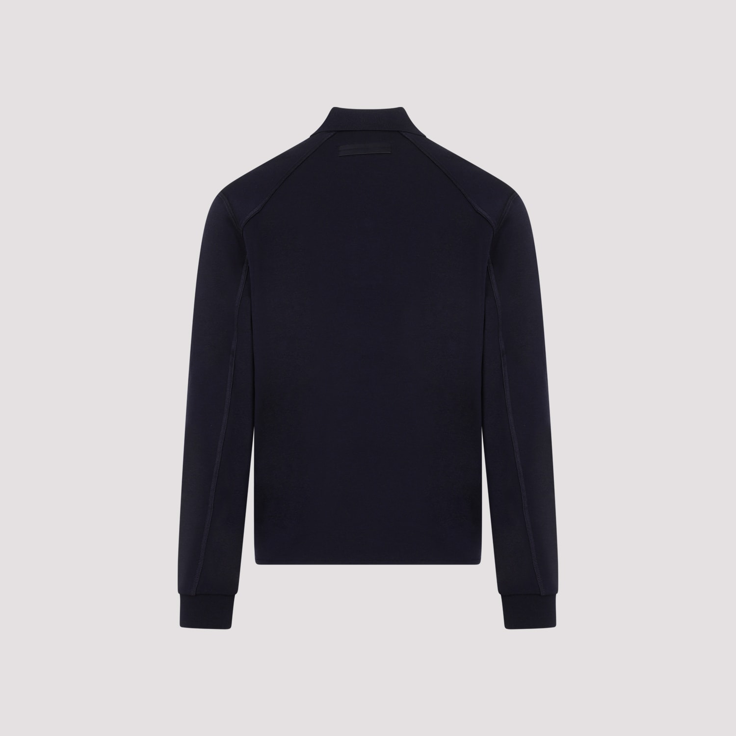 Shop Zegna High Performance Polo In Blue Navy Unito