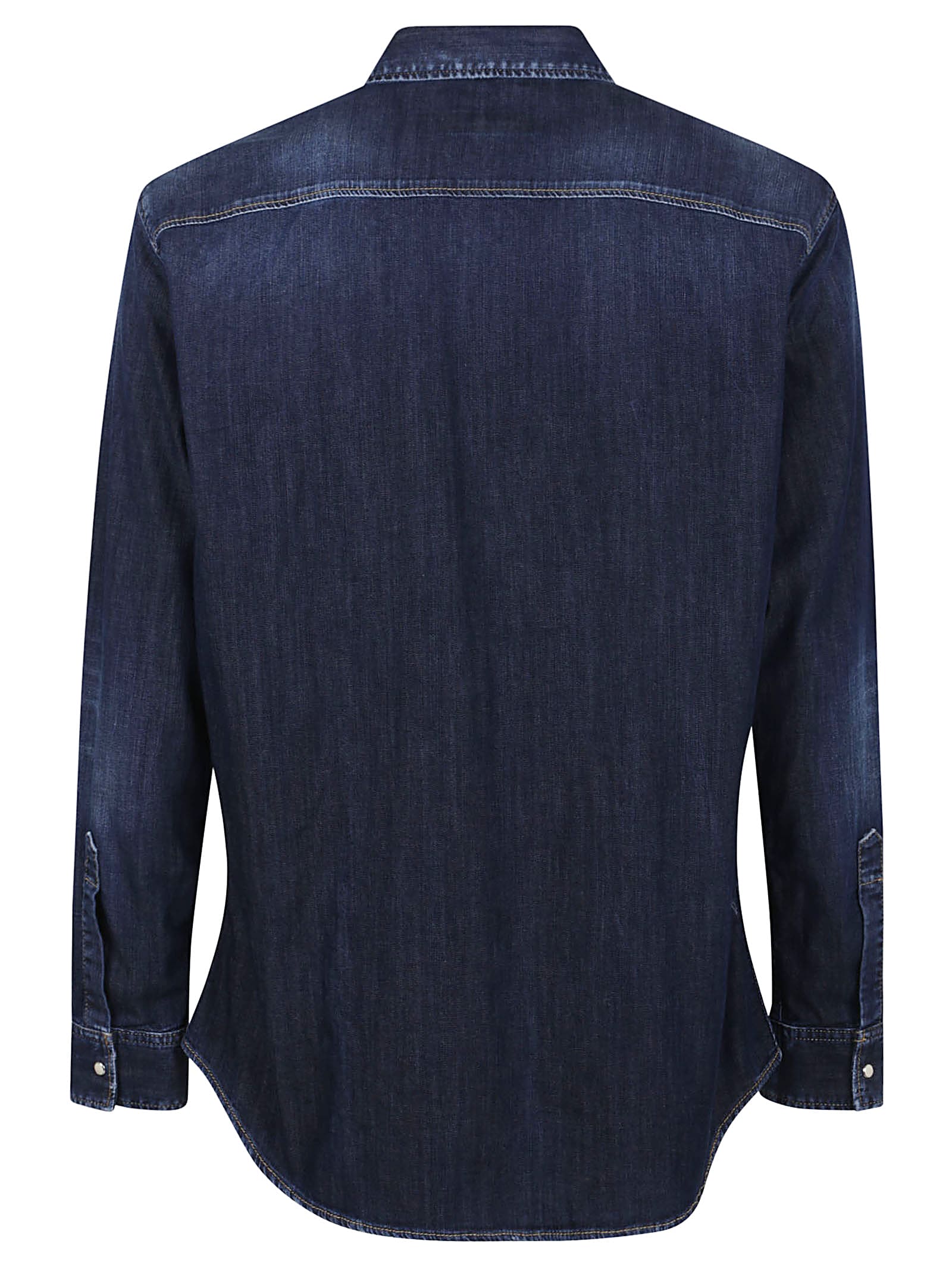Dsquared2 Long Sleeves Button-up Shirt With Chest Pocket